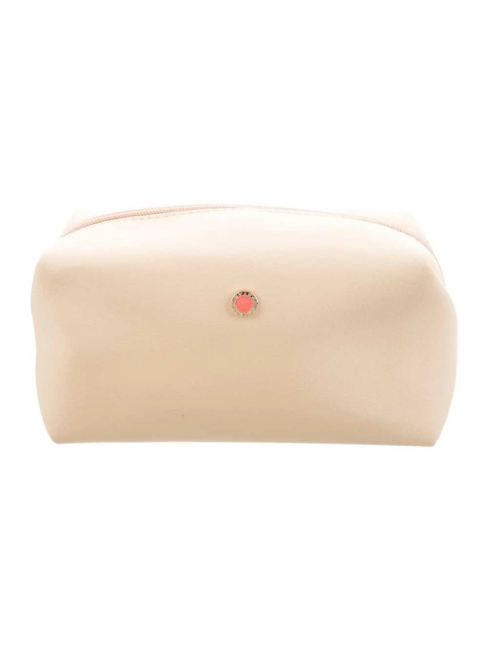 Bvlgari Beige Zip Cosmetic Pouch